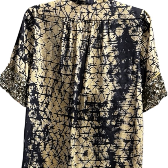 Gryphon New York V-neck Sequence Dress Size Medium - Picture 5 of 6